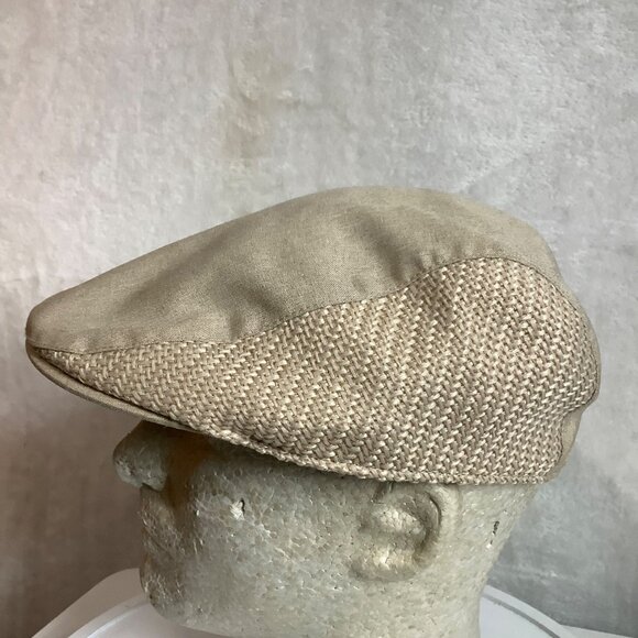 Dockers Tan Cotton Blend Ivy Flat Cap Men L/XL Lightweight Breathable Newsboy - Picture 6 of 7